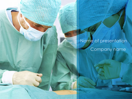 Surgery Internship Presentation Template, Master Slide