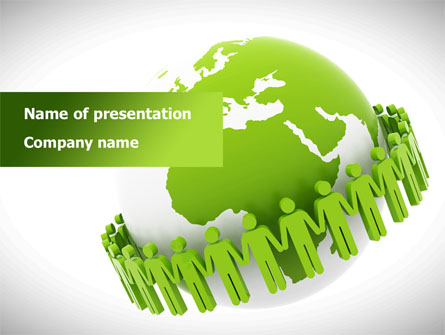 Green Planet Protection Presentation Template, Master Slide