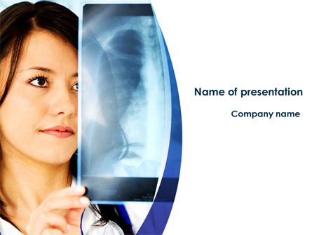 Lungs X-ray Presentation Template, Master Slide