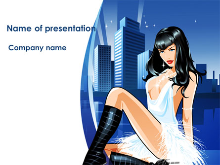Sexy Lady Presentation Template, Master Slide