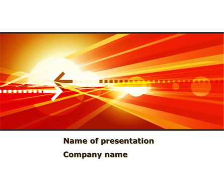 Red Theme Interactive Presentation Template, Master Slide