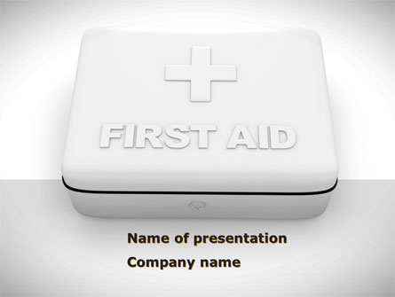 First Aid Box Presentation Template, Master Slide