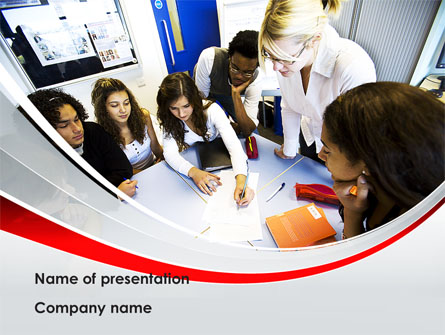 Education Conference Presentation Template, Master Slide