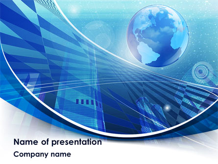 Business Planet Presentation Template, Master Slide