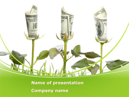 Income Growth Presentation Template, Master Slide