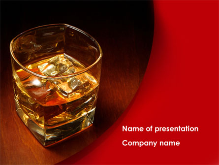 Whiskey in Rock Presentation Template, Master Slide