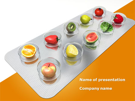Healthy Pills Presentation Template, Master Slide