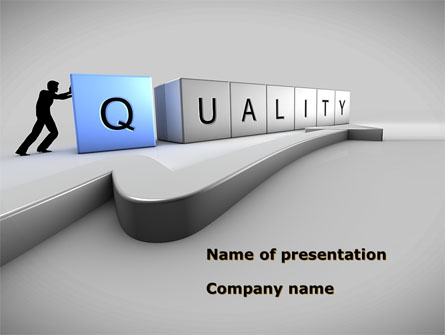 Quality Control Presentation Template, Master Slide