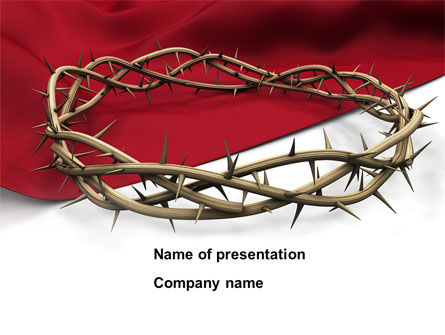 Crown Of Thorns Presentation Template, Master Slide
