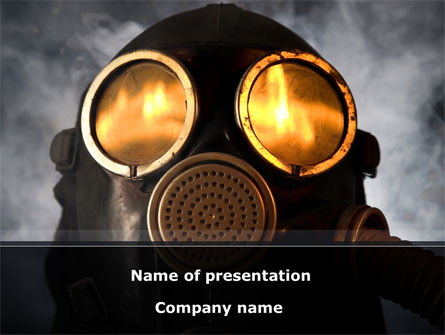 Gas Poisoning Presentation Template, Master Slide