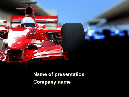 Formula One Racing Presentation Template, Master Slide