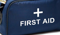 First Aid Kit Blue Box Presentation Template