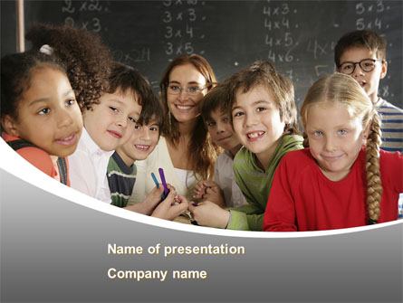Primary Form Presentation Template, Master Slide