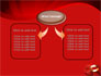 Wedding Rings On A Bright Red Background slide 4