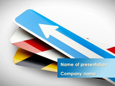 Guide Board Presentation Template, Master Slide