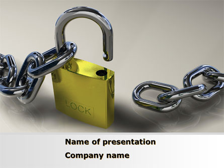 Security Guarantee Presentation Template, Master Slide