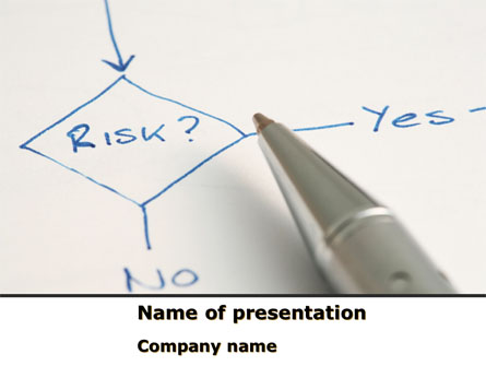 Risk Outputs Presentation Template, Master Slide