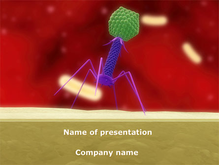 Infection Presentation Template, Master Slide