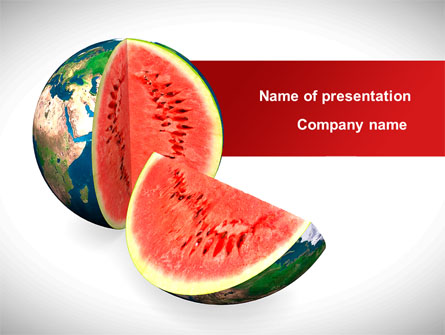 Sweet Watermelon Presentation Template, Master Slide