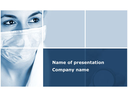 Medical Mask Presentation Template, Master Slide