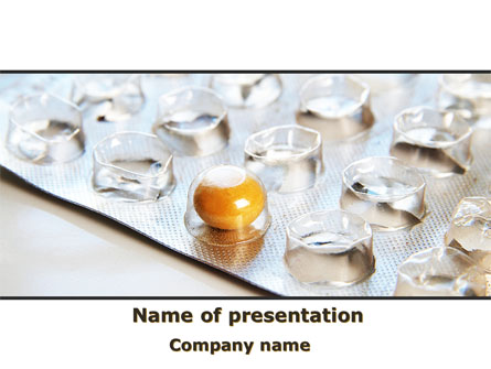 Last Pill Presentation Template, Master Slide