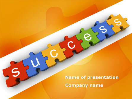Business Success Presentation Template, Master Slide