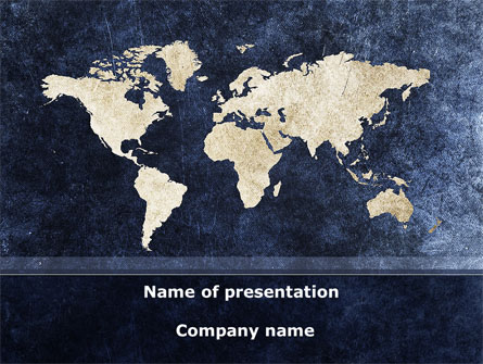 Continents Presentation Template, Master Slide