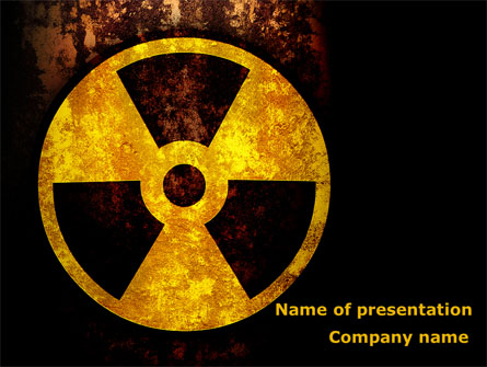 Radioactivity Presentation Template, Master Slide