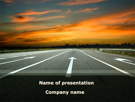 Going Ahead Presentation Template, Master Slide