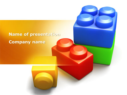 Lego Bricks Presentation Template, Master Slide