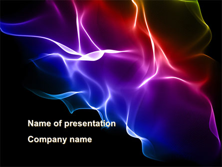 Colorful Waves Presentation Template, Master Slide