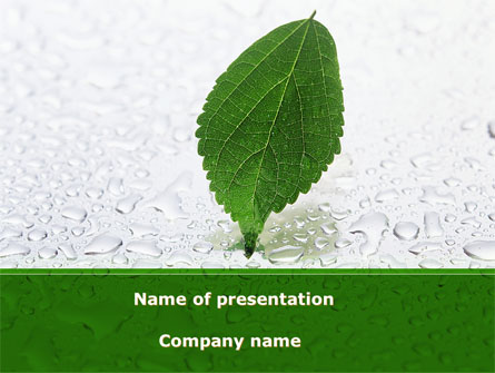 Hydroponics Presentation Template, Master Slide