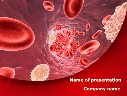 Circulatory Presentation Template, Master Slide