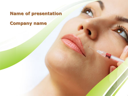 Botox Therapy Presentation Template, Master Slide