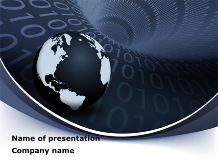 Global Data Links Presentation Template, Master Slide