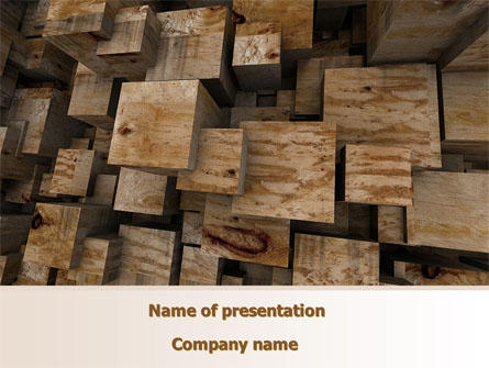 Abstract Marble Cubes Presentation Template, Master Slide