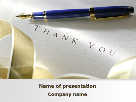 Business Etiquette Presentation Template, Master Slide