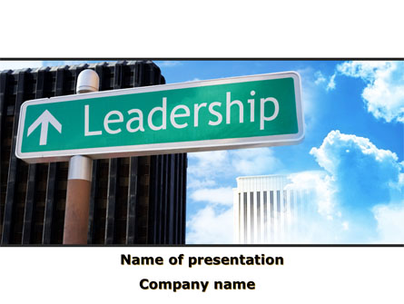 Leadership Training Presentation Template, Master Slide