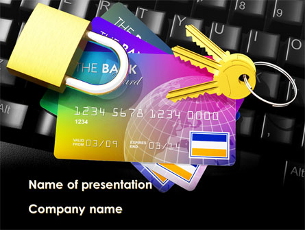 Online Payment Security Presentation Template, Master Slide