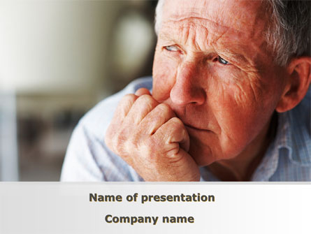 Old Man Presentation Template, Master Slide