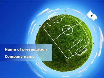 Football Stadium Presentation Template, Master Slide