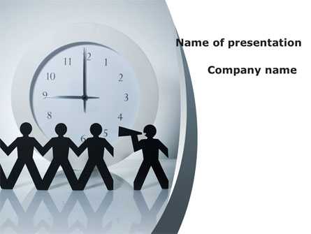 Work in Priority Order Presentation Template, Master Slide