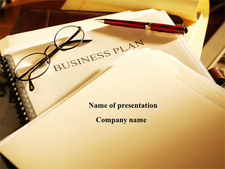 Business Plan Analytic Presentation Template, Master Slide