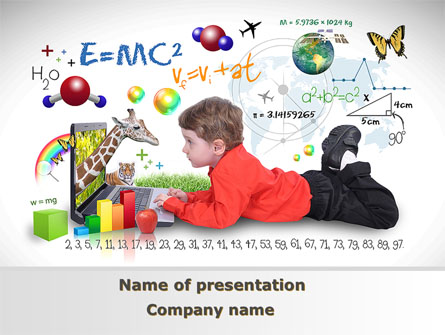 Natural Sciences Education Presentation Template, Master Slide