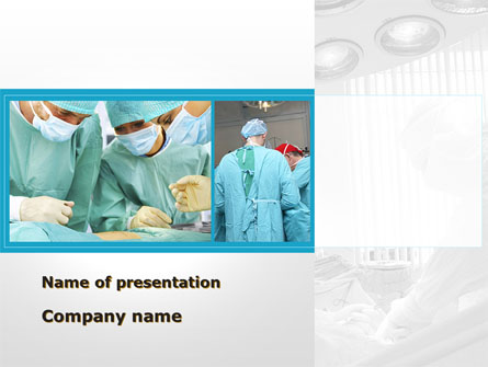 Vascular Surgery Presentation Template, Master Slide