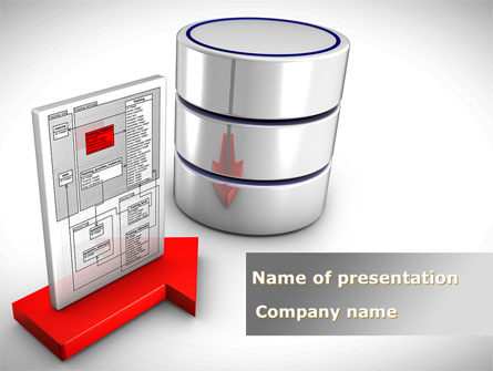 Databank Development Presentation Template, Master Slide