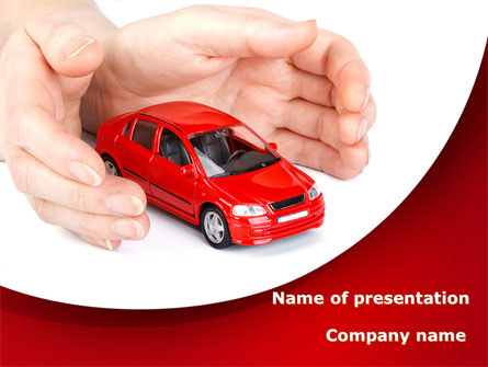 Private Car Insurance Presentation Template, Master Slide