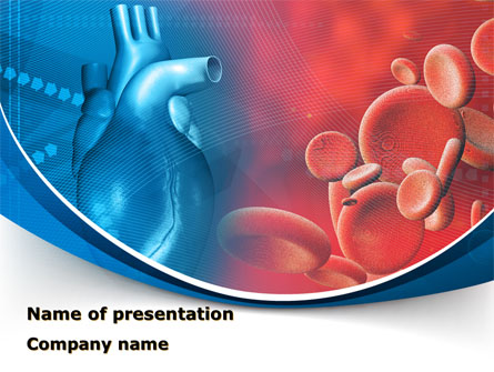 Circulatory System Presentation Template, Master Slide