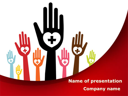 Blood Donor Presentation Template, Master Slide