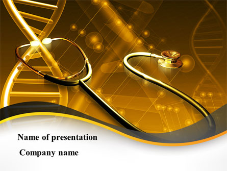 Treatment Of Hereditary Diseases Presentation Template, Master Slide